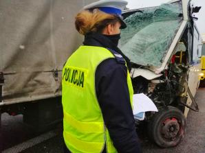 Wypadek autobusu na trasie S8. Apelujemy o ostrożność i bezpieczeństwo