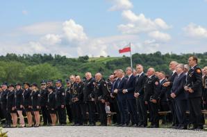 [VIDEO]Prezydent RP Andrzej Duda wziął udział w obchodach 150. rocznicy powstania Ochotniczej Straży Pożarnej w Starym Sączu