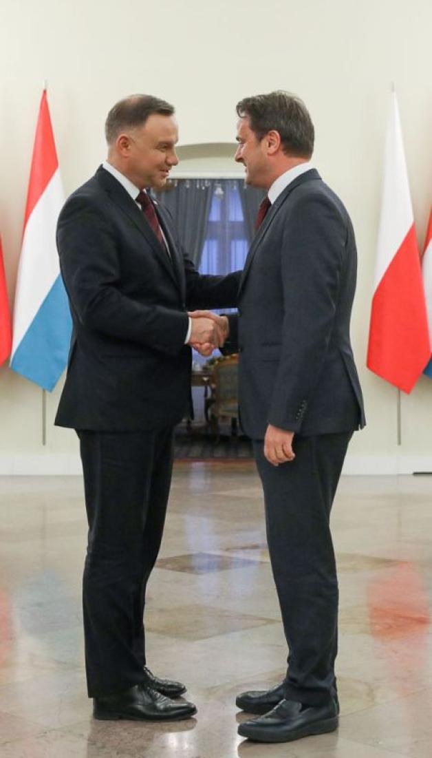 Prezydent Duda przyjął Premiera Luksemburga